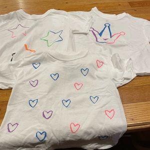 Hand drawn kids shirts size 4t